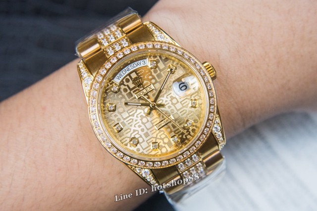 劳力士手表 NS-Factory Rolex日志满钻系列经典男士腕表 Rolex机械男表 gjs1369